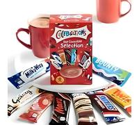 Hot Chocolate Variety Pack Hamper 8 x 25g Sachet Box Celebration Gift