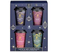 Hot Chocollate & Coffee Selection 4pk - Includes: Cinnamon Roll Hoot Chocollate, Caramel Waffle Latte, Gingerbread Latte, White Choc Peppermint Hoot Chocollate