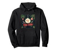 Hot Christmas Look Costume with Deck the Halls Hard Pullover Hoodie