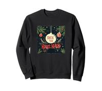 Hot Christmas Look Costume with Deck the Halls Hard Sweatshirt