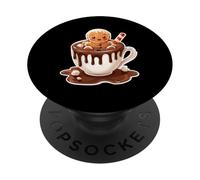 Hot Cocoa Gingerbread Sweet Winter Drink Warm PopSockets Adhesive PopGrip