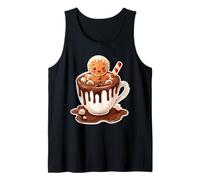 Hot Cocoa Gingerbread Sweet Winter Drink Warm Tank Top