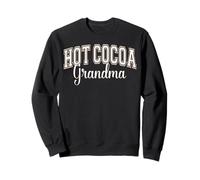 Hot Cocoa Grandma Chocolate Lover Varsity Letters Sweatshirt