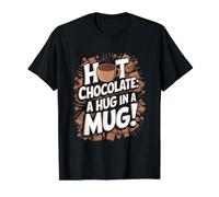 Hot Cocoa Hot Chocolate Value Graphic T-Shirt, Men, Black, XL