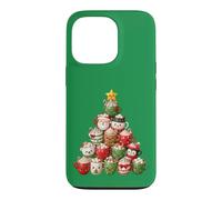 Hot Cocoa Mugs Christmas Tree Cute Holiday Character Stack Case for iPhone 13 Pro