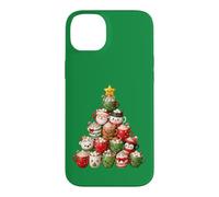 Hot Cocoa Mugs Christmas Tree Cute Holiday Character Stack Case for iPhone 14 Plus