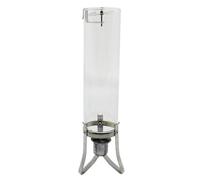 Hot & Cold Air Convection Wind Formation Demonstrator, 95-Grade Transparent Glass Cylinder & Aluminum Alloy Experimental Kit for Atmospheric Flow Physics Principle Exploration