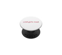 Hot Cold Girls Read Books Literature True Crime Fantasy PopSockets Adhesive PopGrip