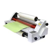 Hot Cold Roll Laminator, 450Mm A2+ Hot Cold Roll Film Laminator Single and Double-Sided Laminating Machine