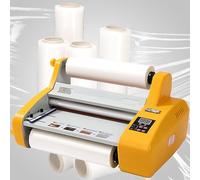 Hot Cold Roll Laminator, 600W Thermal Laminating Machine for A3, 13" Large Format, Max Temperature 150℃, Ideal for Menus, Artworks, Business Cards, DIY Projects