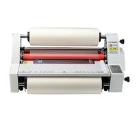 Hot Cold Roll Laminator, 750W Digital Control Thermal Laminating Machine for School, Office & Commercial Use, Max Width 350mm, Easy to Use and Reliable
