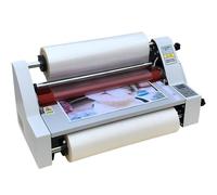 Hot Cold Roll Laminator - Commercial Thermal Laminating Machine for Office, School, Presentation Use - Single/Dual Sided, 350mm/480mm, Ideal for Professional Projects