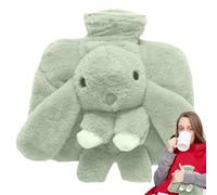 Hot Compress Bag, Hot Water Pack | Plush Rabbit Blanket, Cartoon Plush Toy, Washable Hot Water Bottle 1500ml, Wide Mouth Hot Water Bottle Bag for Winter