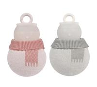 Hot Compress - Heated Pouch | Thermal Bottle, Silicone Warmer, Hand Warmer, Comfortable Pack, Thick Snowman Warmer 320 ml with Lid | Silicone Water Bag | for the