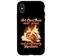 Hot Cross Buns Sweet Spiced and Dangerously Repeatable Case for iPhone X/XS