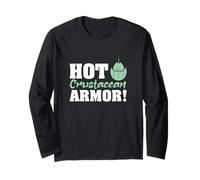 Hot Crustacean Armor Crabulous for Horseshoe Crab Harvesters Long Sleeve T-Shirt