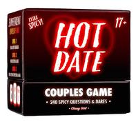 Hot Date Couples Game for Adults - 240 Spicy, Fun Questions & Dares for Romantic Nights & Deep Relationships - Intimacy Conversation Cards - 2 Players