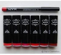 "Hot Date" NYX Round Lipstick + Lip pencil 817 hot Red Set Joy's cosmetics