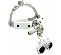 Hot Dental 3.5X Loupes Surgical Binocular Glass Medical Magnifier Leather Headband DY-108 New Type White