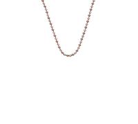 Emozioni 18" Silver and Rose Gold Bead Chain CH019 - Elegant