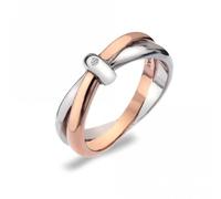 Hot Diamonds 18ct RG Vermeil Ring DR112 - Size K