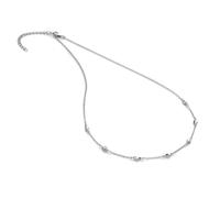 Hot Diamonds 925 Sterling Silver Harlequin Necklace on Extendable 40-45cm Chain Featuring A Hand-Set Diamond | Luxury Gift Wrap Included