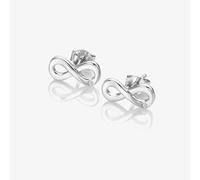 Hot Diamonds Amulets Silver Infinity Stud Earrings DE710