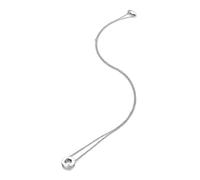 Hot Diamonds Amulets Sterling Silver Circle Pendant | 925 Sterling Silver Necklace with a Real Diamond | Minimalist Jewellery For Women - Dainty Pendant Necklace on 16-18” Adjustable Chain