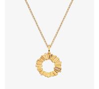 Hot Diamonds Believe 18ct Gold Plated Diamond Small Open Circle Pendant Necklace DP841