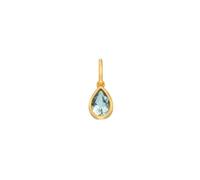 Hot Diamonds Birthstone Gold Tone December Birthstone Charm