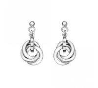 Hot Diamonds Silver Trio Ring Dropper Earrings DE388