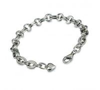 Hot Diamonds Carriers Sterling Silver Statement Charm Bracelet - TITLE Silver