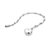 Hot Diamonds Circle Locket Necklace 925 Sterling Silver with Diamond, 20mm