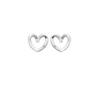 Hot Diamonds Classic Silver Heart Earrings DE845 - Polished Quality | Acotis - Sterling Silver