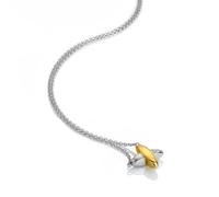 Hot Diamonds Coupled Two Tone Sterling Silver Diamond Pendant