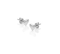 Hot Diamonds Desire Silver Heart Stud Earrings | 925 Sterling Silver and Real Hand-Set Diamond Earrings | Dainty Diamond Heart Studs | Everyday Jewellery Gift for Her with Gift Wrap Included