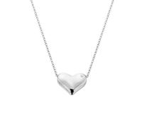 Hot Diamonds Desire Statement Heart Silver Pendant | 925 Sterling Silver with Real Hand-set Diamond | Perfectly wrapped in luxury gift wrapping | Amazing Gift For Loved Ones