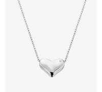 Hot Diamonds Desire Statement Heart Silver Pendant | 925 Sterling Silver with Real Hand-set Diamond | Perfectly wrapped in luxury gift wrapping | Amazing Gift For Loved Ones
