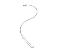 Hot Diamonds Sterling Silver Diamond Amulets Crescent Pendant DP723 - Modern - Sterling Silver / Diamond