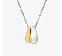 Hot Diamonds Droplet Two Tone Diamond Set Pendant Necklace DP1095
