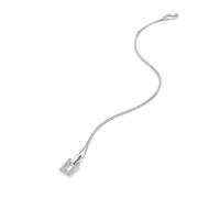Hot Diamonds Echo Silver White Topaz and Diamond Pendant | 925 Sterling Silver hand Set Diamond Pendant Necklace | Elegant Gemstone Jewellery Gift for Her with Luxury Gift Wrap Included