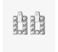 Hot Diamonds Echo White Topaz Diamond Rectangle Stud Earrings DE717