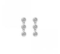 Hot Diamonds Tender White Topaz Triple Drop Earrings DE585