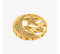 Hot Diamonds Emozioni Notturno Gold Plated 25mm Coin EC560