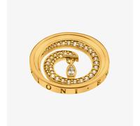 Hot Diamonds Emozioni Oceano Teardrop Gold Plated 25mm Coin EC562