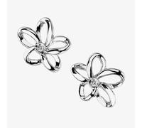 Hot Diamonds Flower Silver Earrings DE248