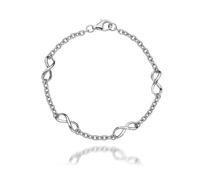 Hot Diamonds Fresh Sterling Silver Diamond Infinity Bracelet