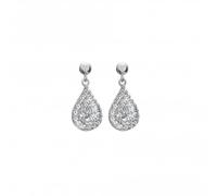 Hot Diamonds Glimmer White Topaz Earrings DE735 - Timeless Design | Acotis - Diamond / Sterling Silver / White Topaz