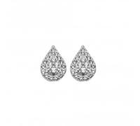 Hot Diamonds Glimmer White Topaz Stud Earrings DE736 - Signature Edition | - Diamond / Sterling Silver / White Topaz
