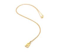 Hot Diamonds Gold Plated Initial Letter Pendant Necklace | 18ct Yellow Gold Plated 925 Sterling SIlver | Gift Wrap Included (Letter B)